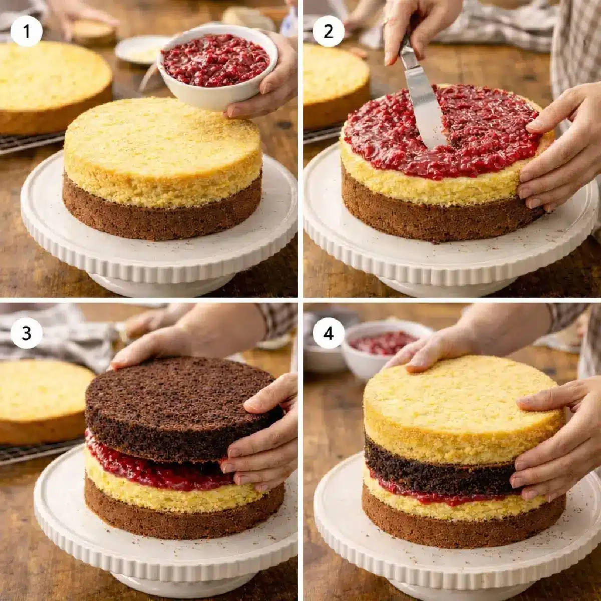 Assembling Atomic Cake layers