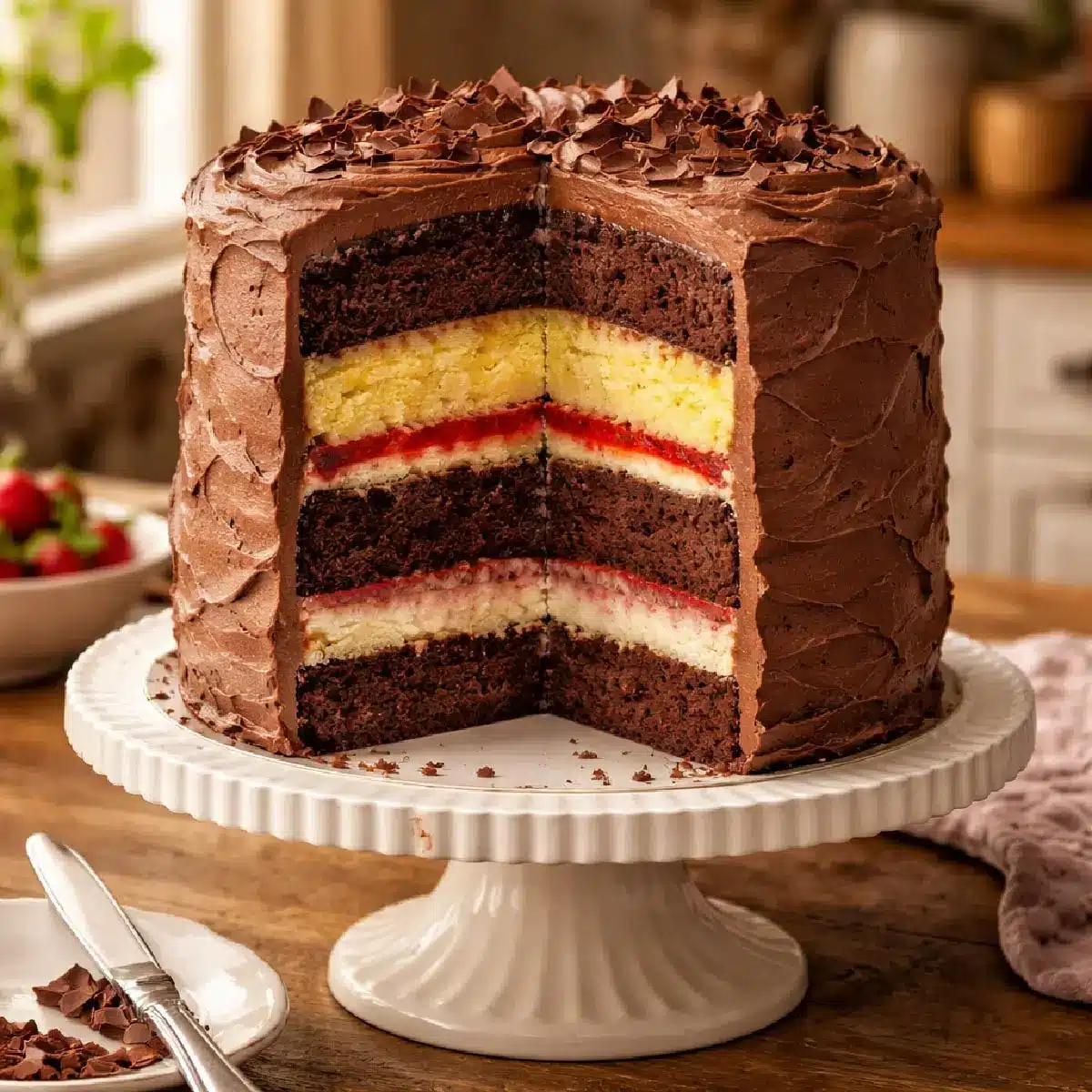 Atomic Cake layered dessert