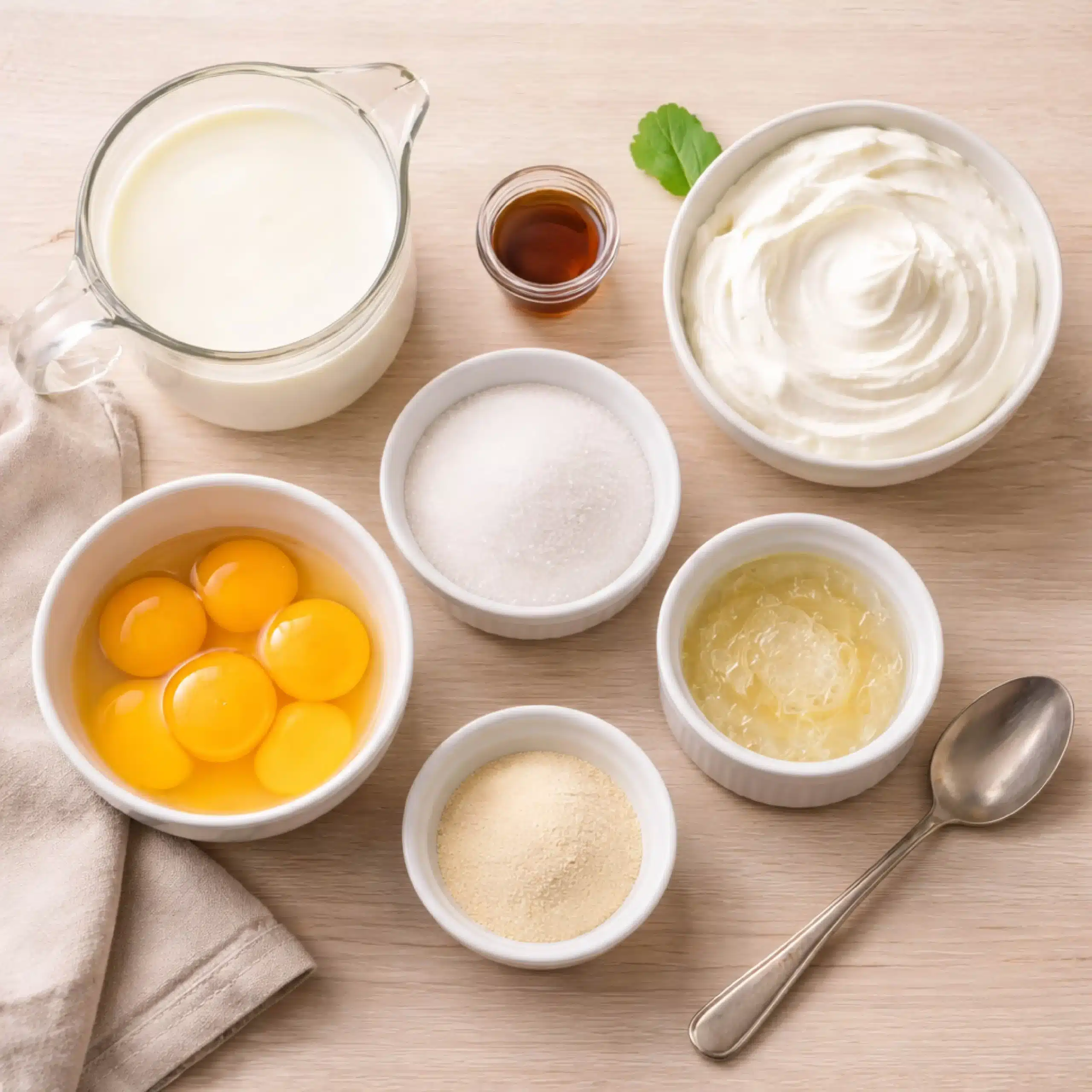 Bavarian cream filling ingredients
