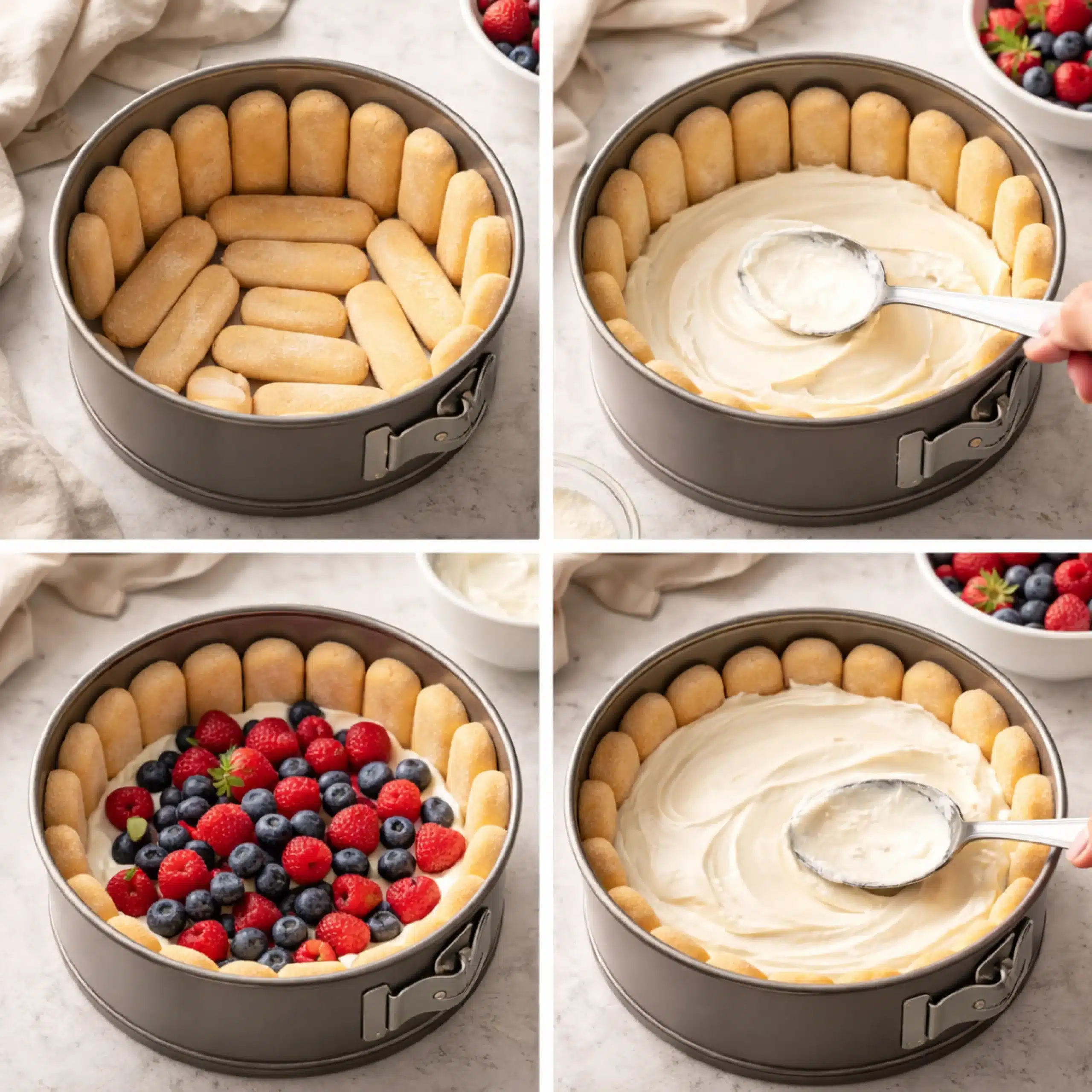 charlotte-cake-steps Assembling a Charlotte Cake step by step