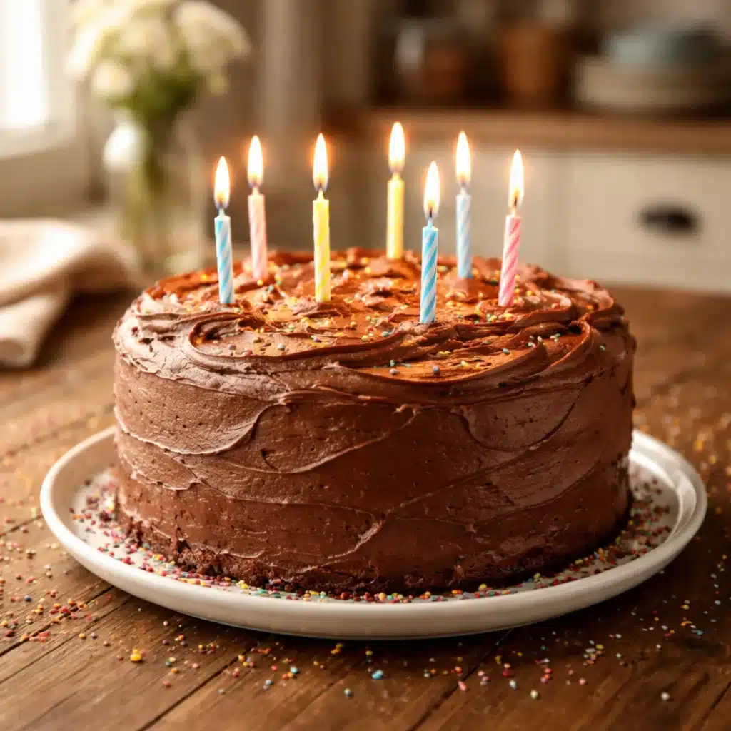 chocolate birthday cake