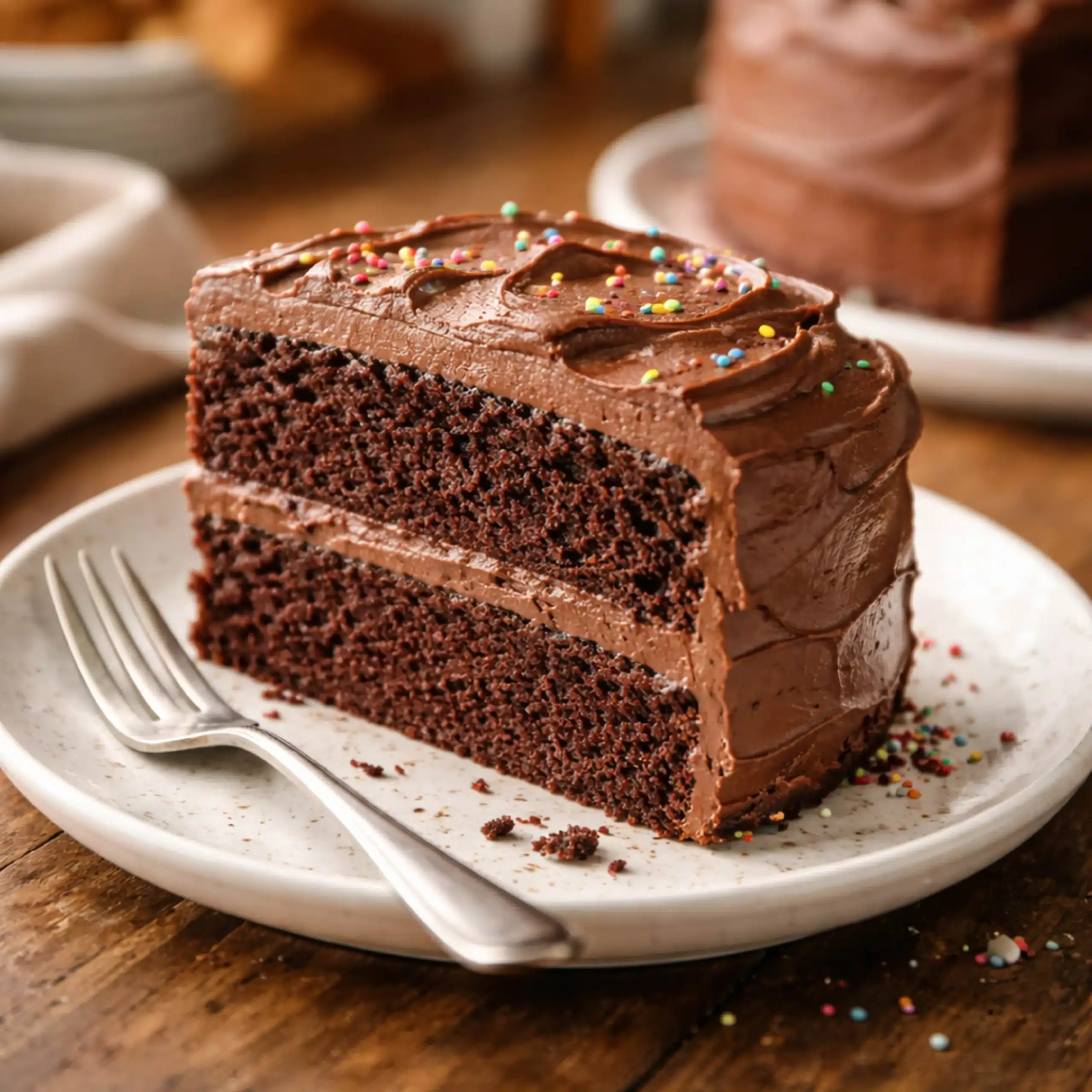 chocolate-birthday-cake-slice chocolate birthday cake slice
