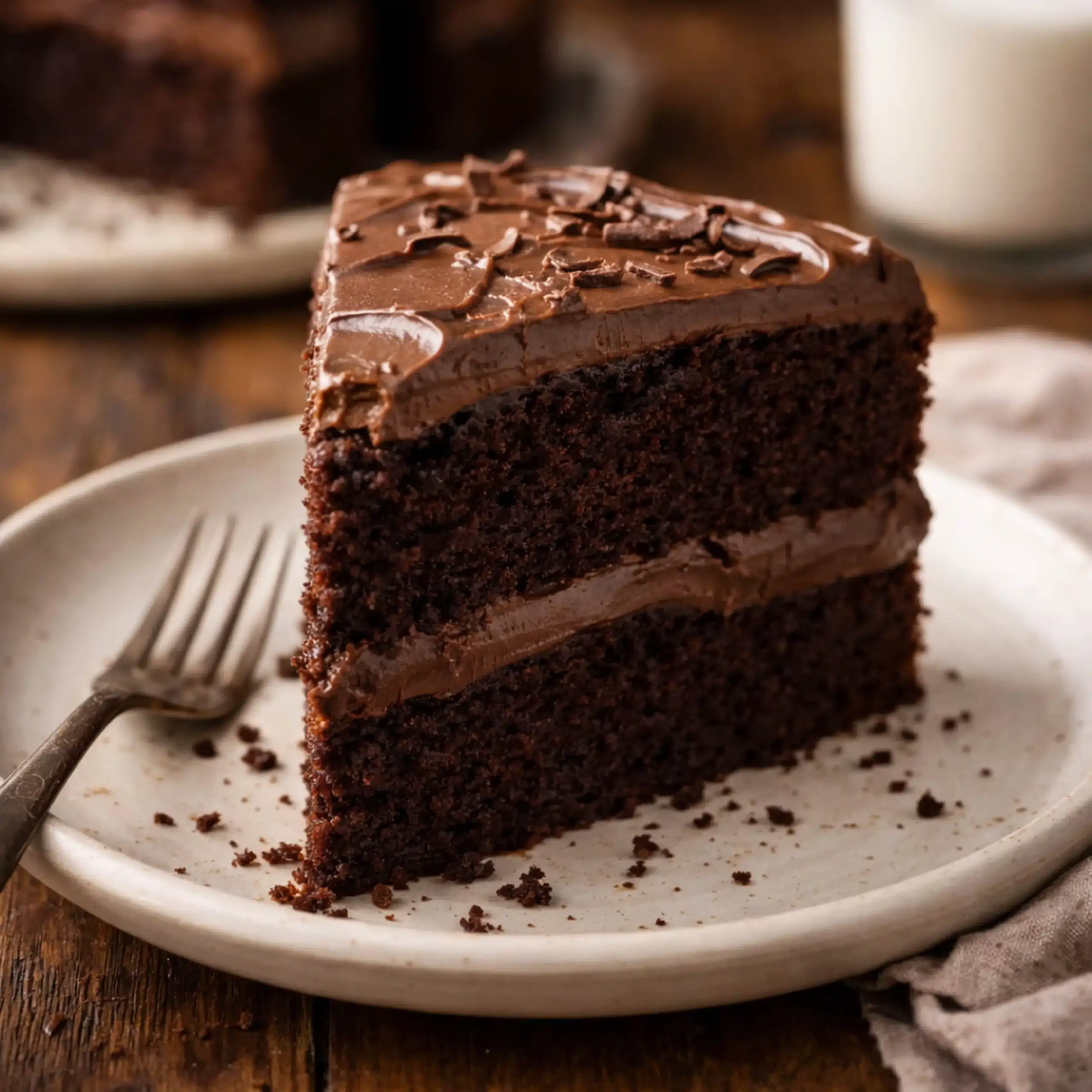 chocolate-fudge-cake-slice chocolate fudge cake slice