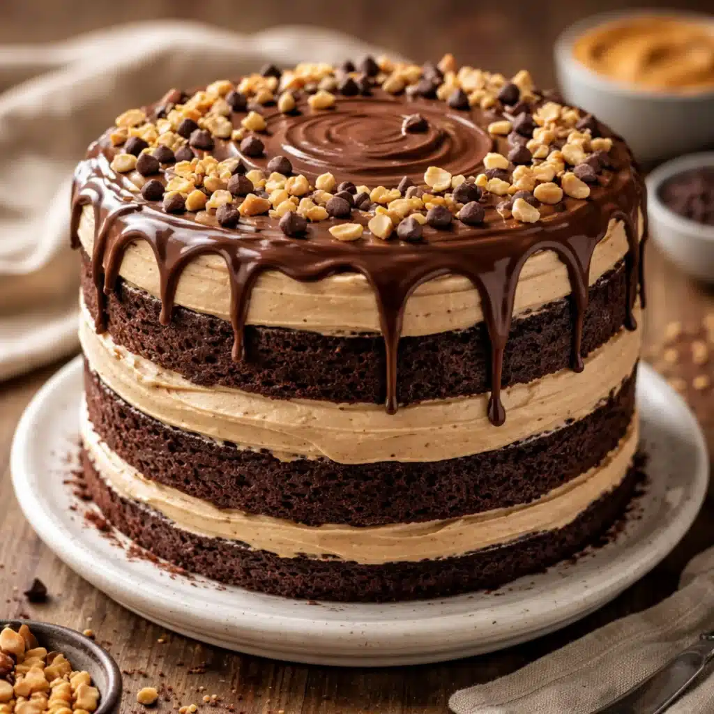 chocolate peanut butter cake