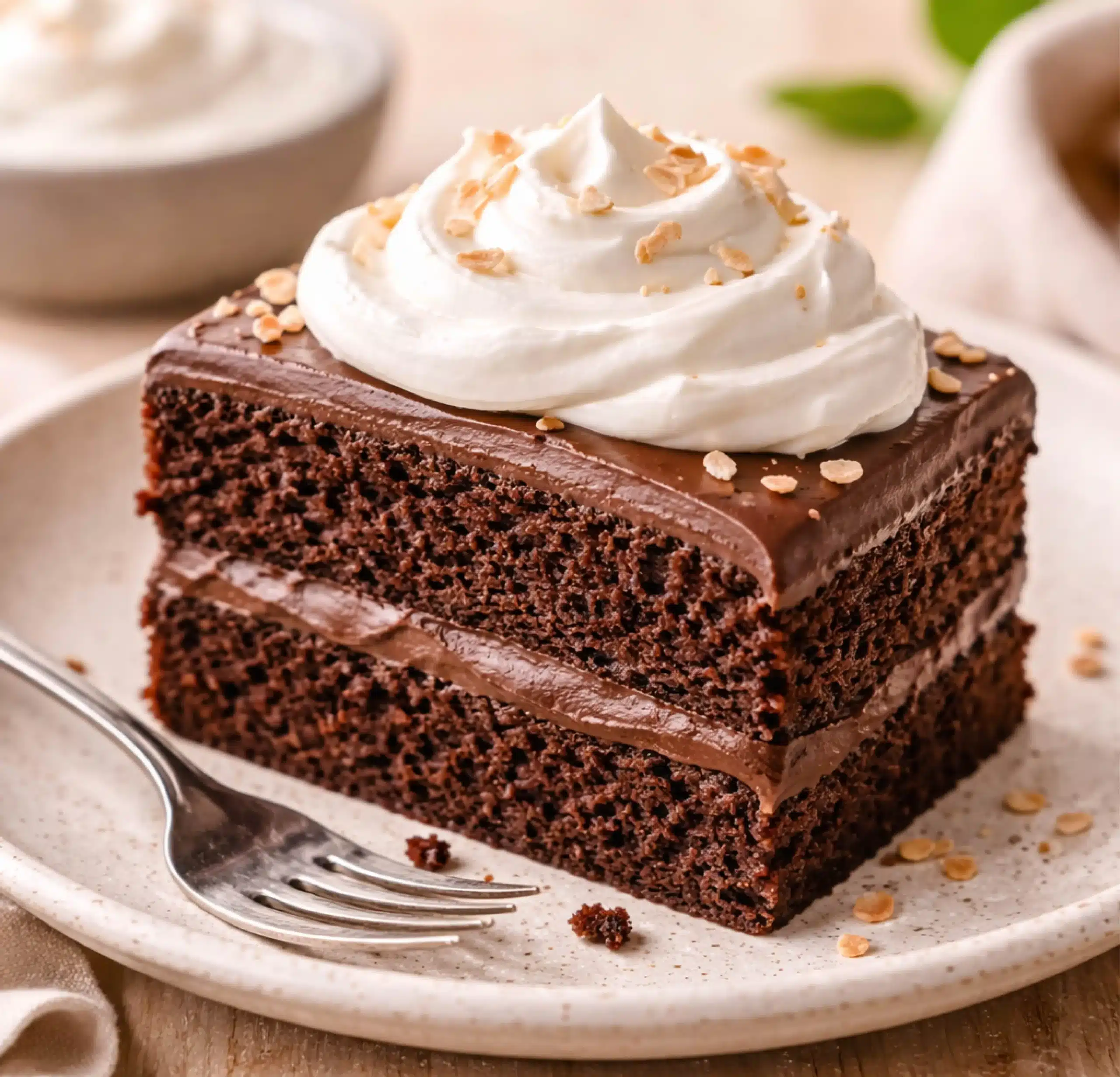 coconut-whipped-cream-serving coconut whipped cream on cake