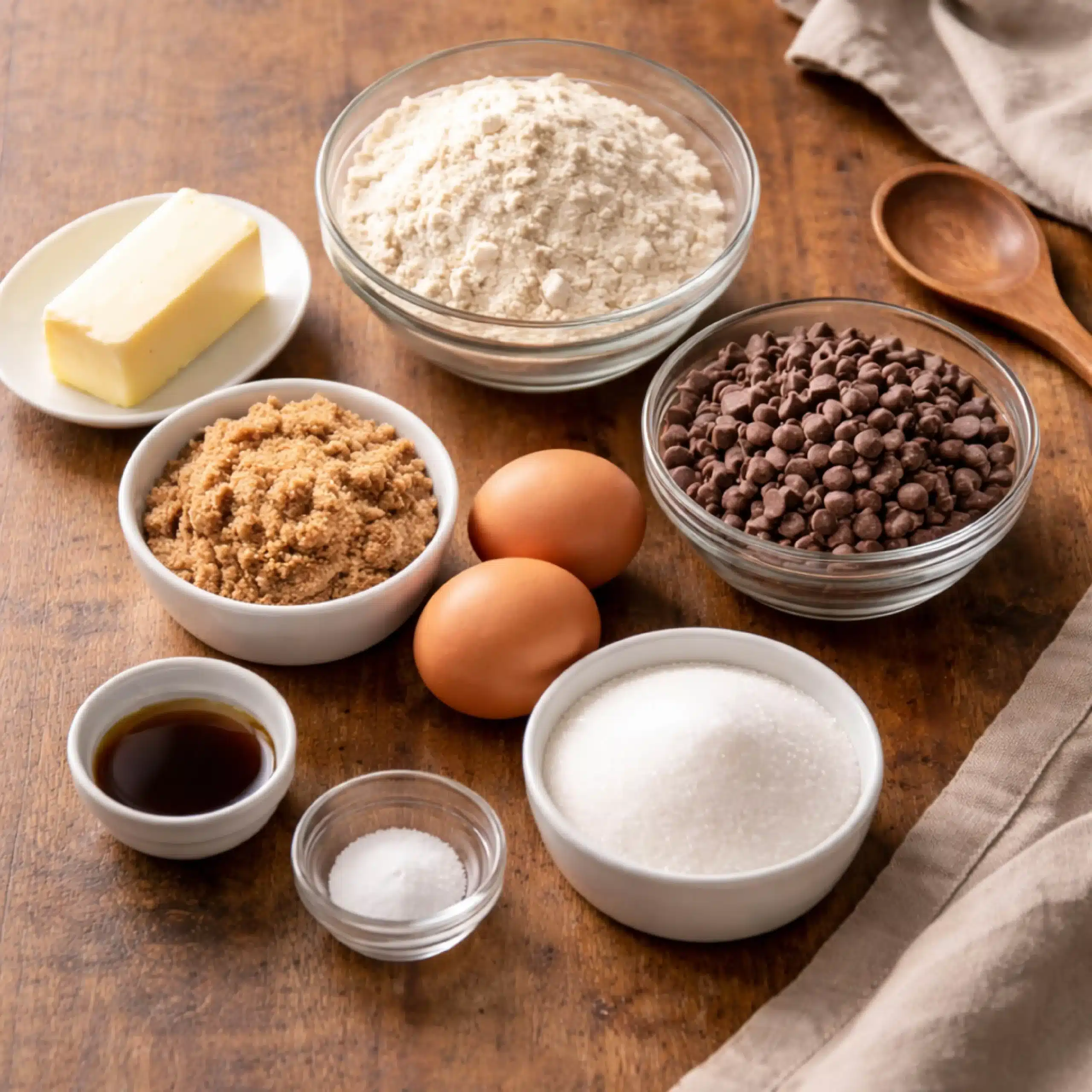 cookie-cake-ingredients baking ingredients for cookie-style cake