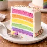 Rainbow Cake That Feels Fun, Not Fussy 2 slice of rainbow cake