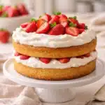 Strawberry Whipped Cream Cake Made Simple and Soft 2 homemade strawberry whipped cream cake