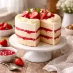 strawberry vanilla cake recipe