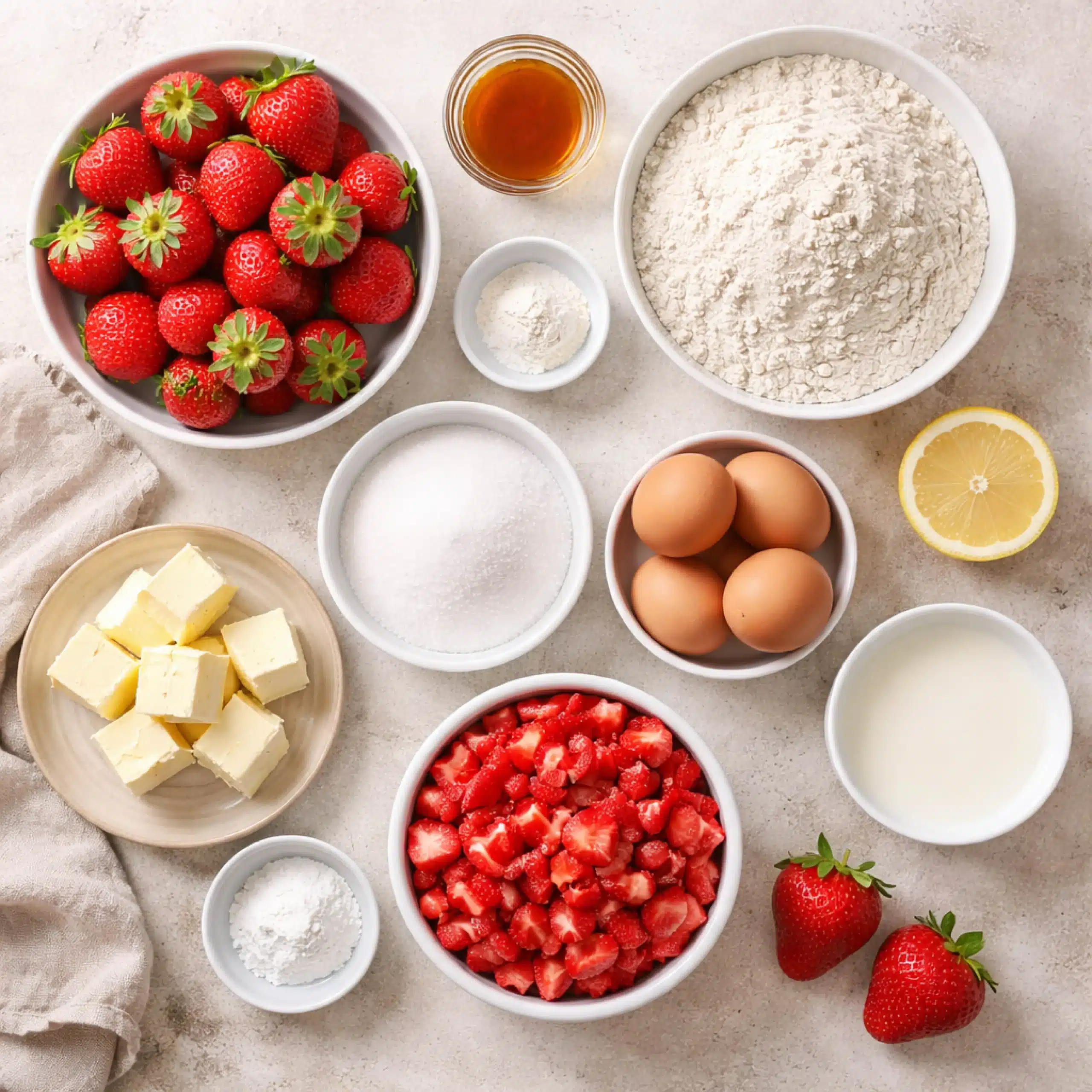 strawberry vanilla cake ingredients